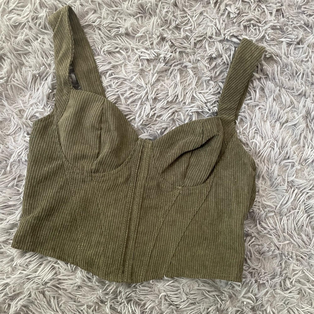 Corset Top - corduroy